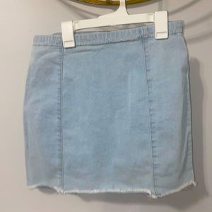 Light Denim Skirt